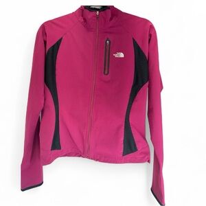 The North Face Women's Black and Pink Jacket Size S